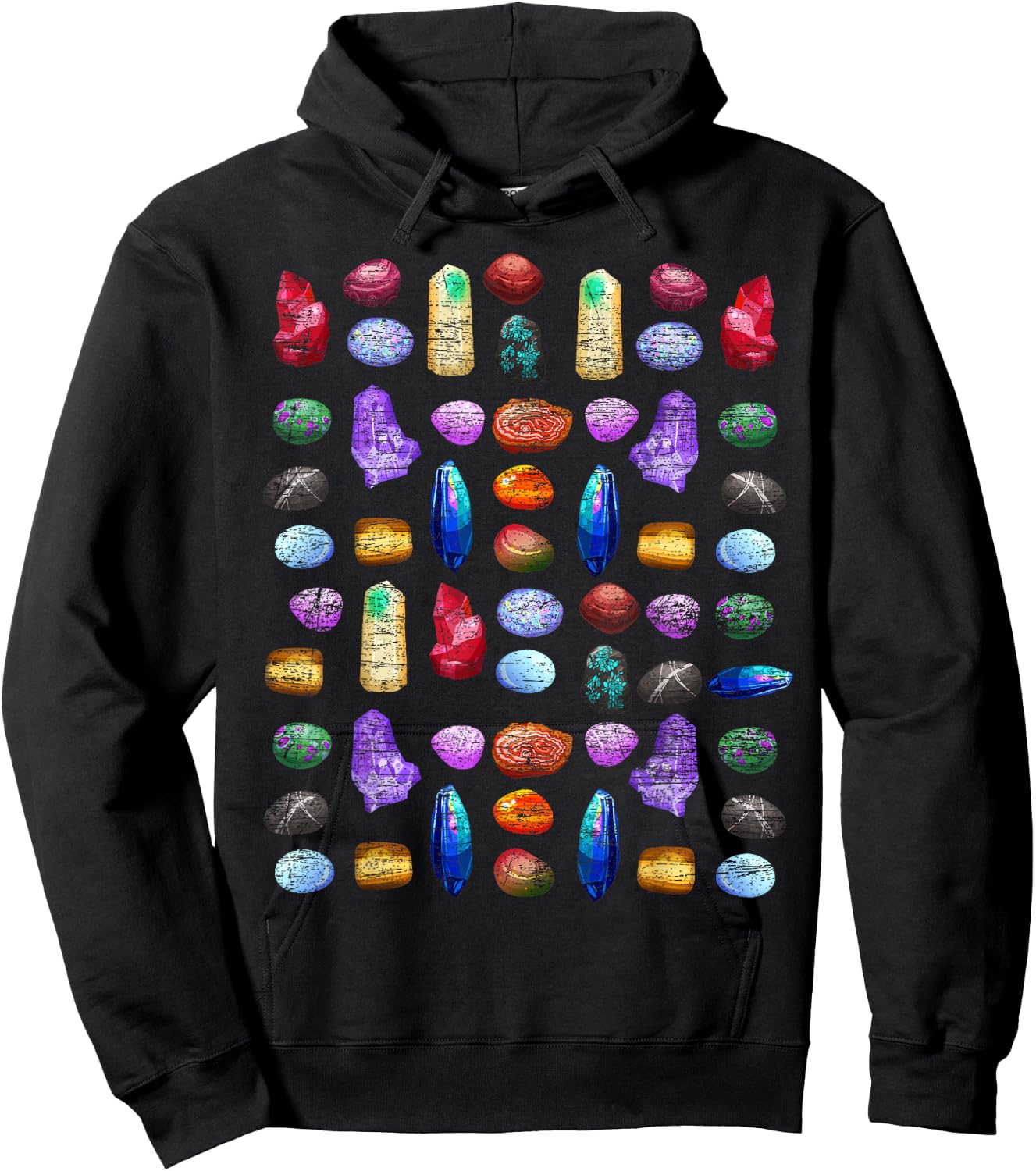Gemstone Collection Geology Gift Hoodie - Hoodie | Black