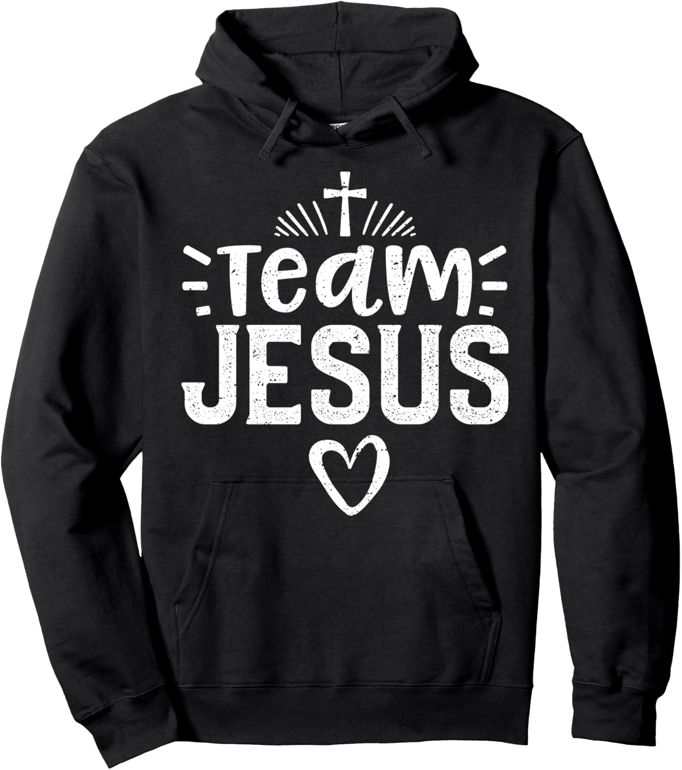 Team Jesus - Church Hoodie - Hoodie | Black