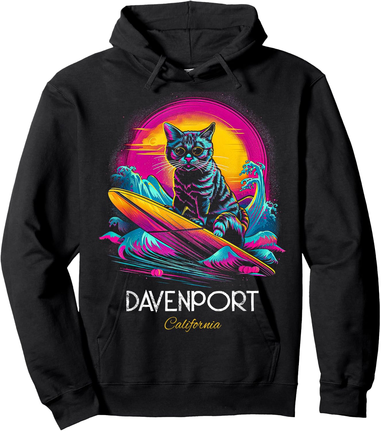 Davenport California Hoodie - Hoodie | Black
