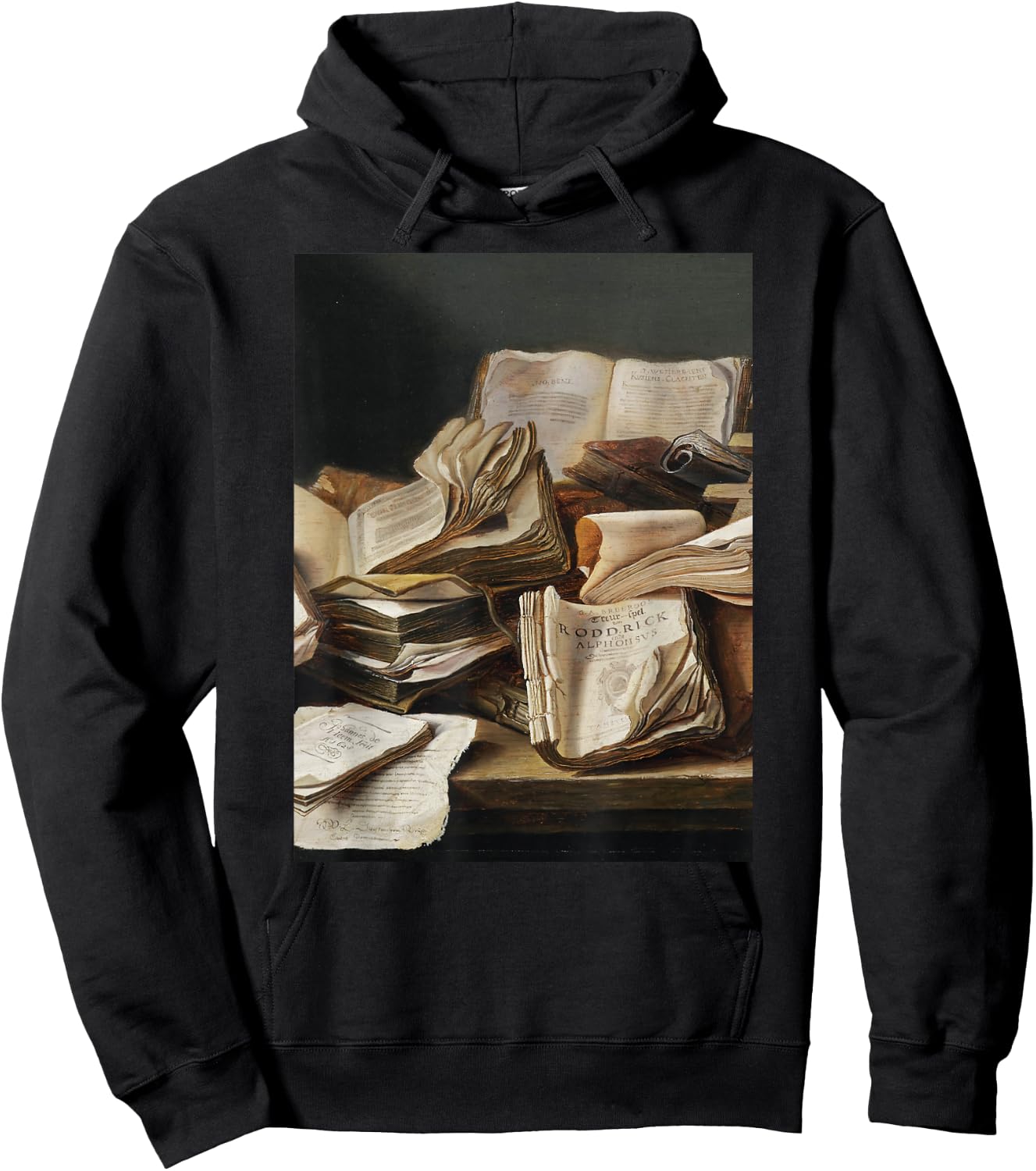 Dark Academia Aesthetic Styles Book Lover Art Hoodie - Hoodie | Black