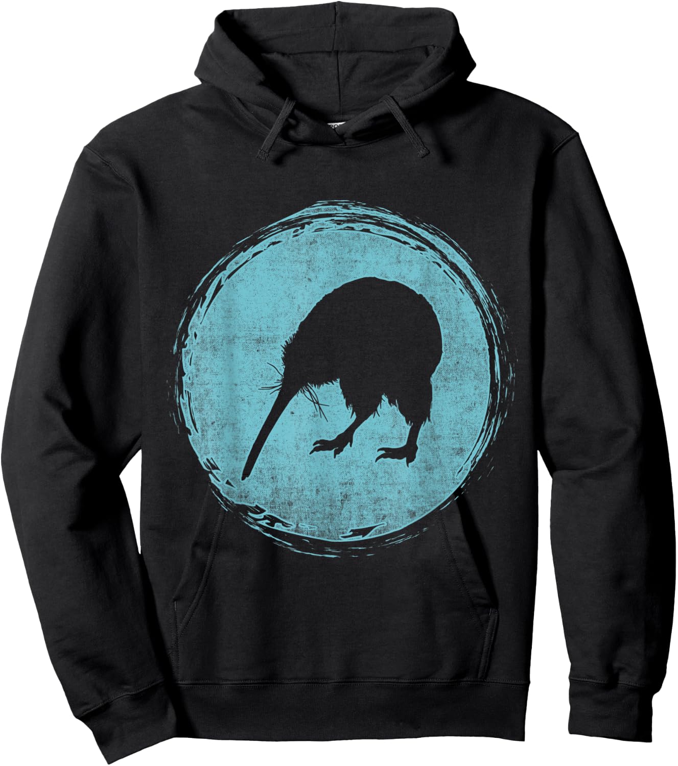 Retro Kiwi New Zealand Hoodie - Hoodie | Black