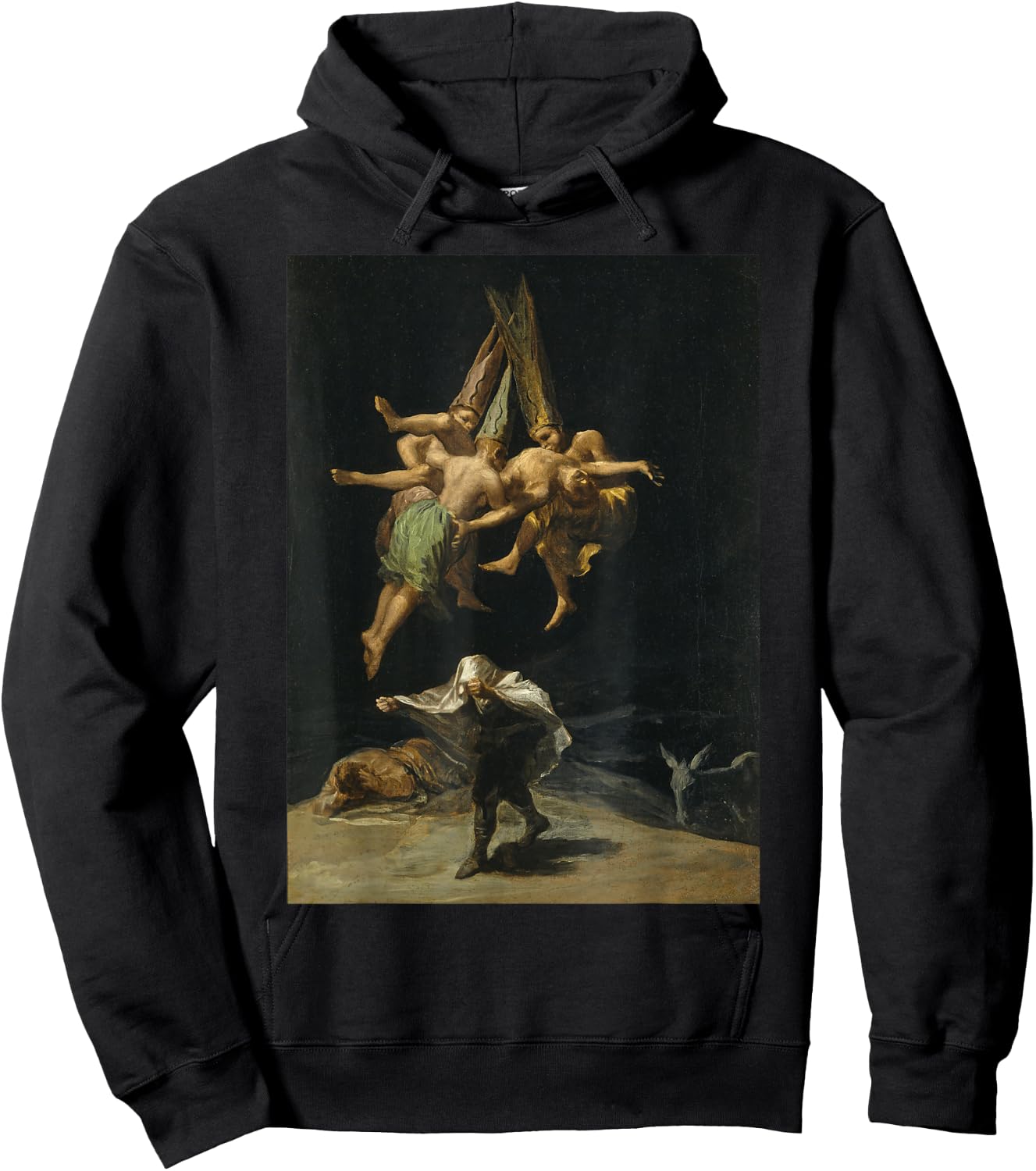 Famous Renaissance Painting Illustration Hoodie - Hoodie | Black