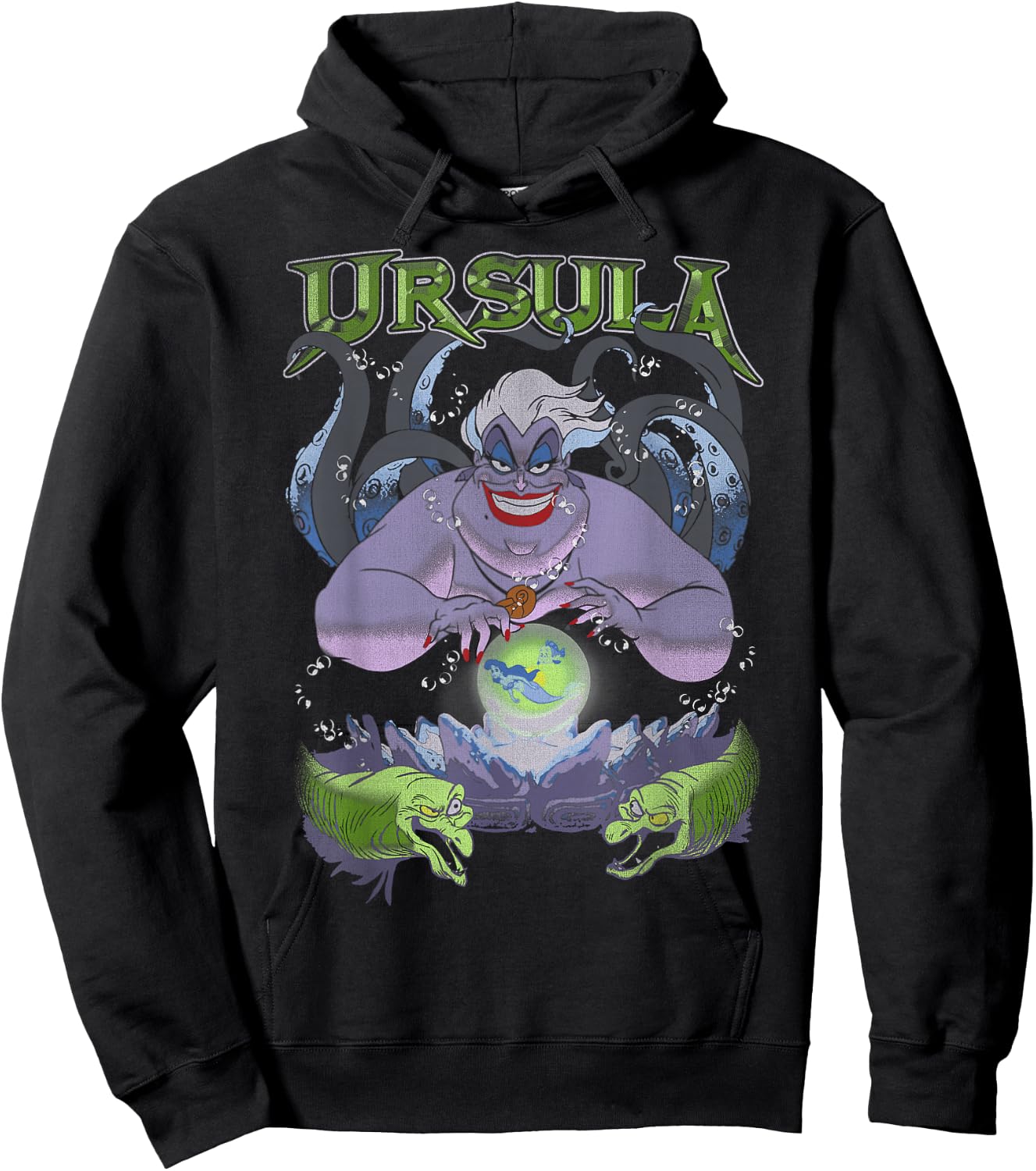 Disney The Little Mermaid Ursula Cauldron Dark Portrait Hoodie - Hoodie | Black