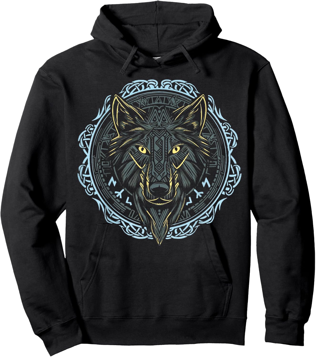 VIKING CELTIC FENRIR - Wolf Of Odin Norse Myths Nordic Gifts Hoodie - Hoodie | Black