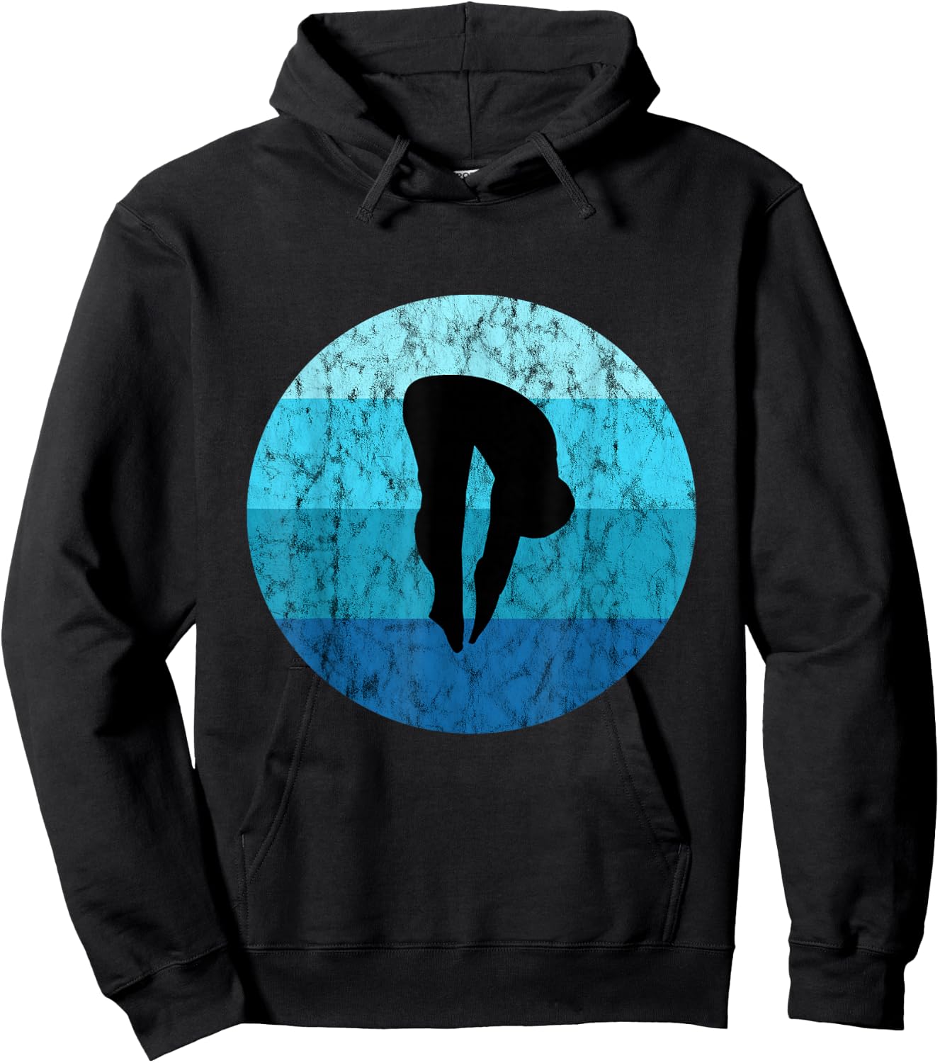 Springboard Diving Cliff Diver Platform Dive Water Diving Hoodie - Hoodie | Black