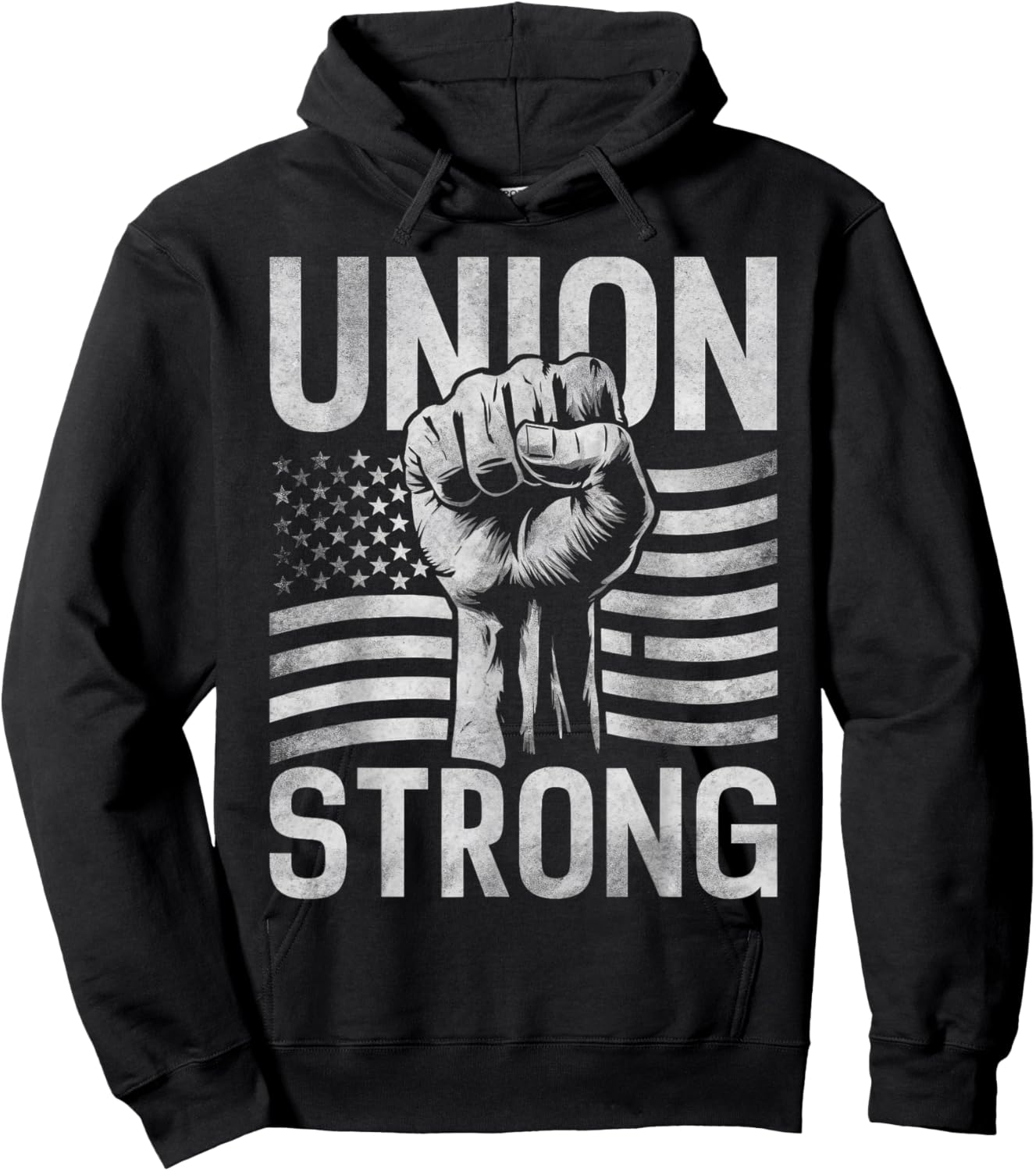 Union Strong For professional workers Labor Day Hoodie - Hoodie | Black