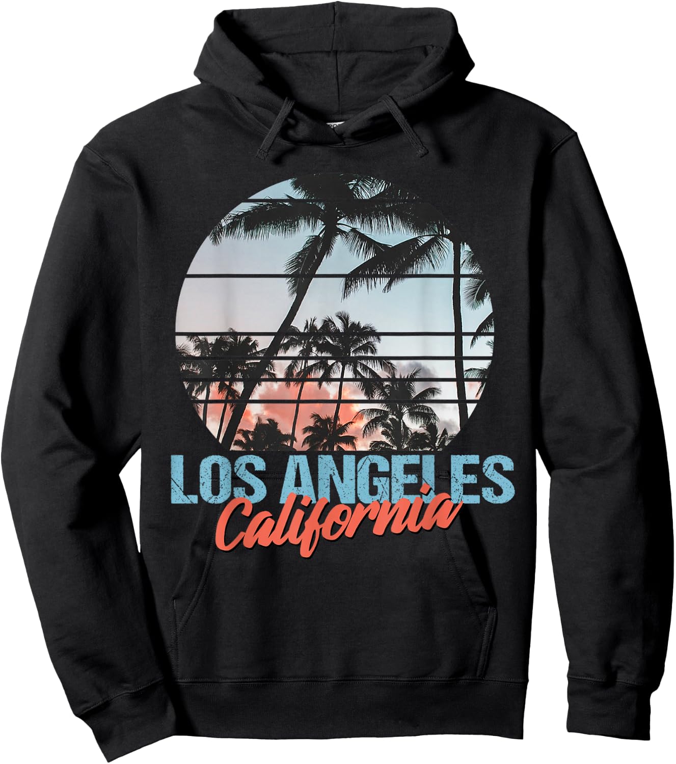 Los Angeles California Pride Vacation Travel Tourist Gift Hoodie - Hoodie | Black