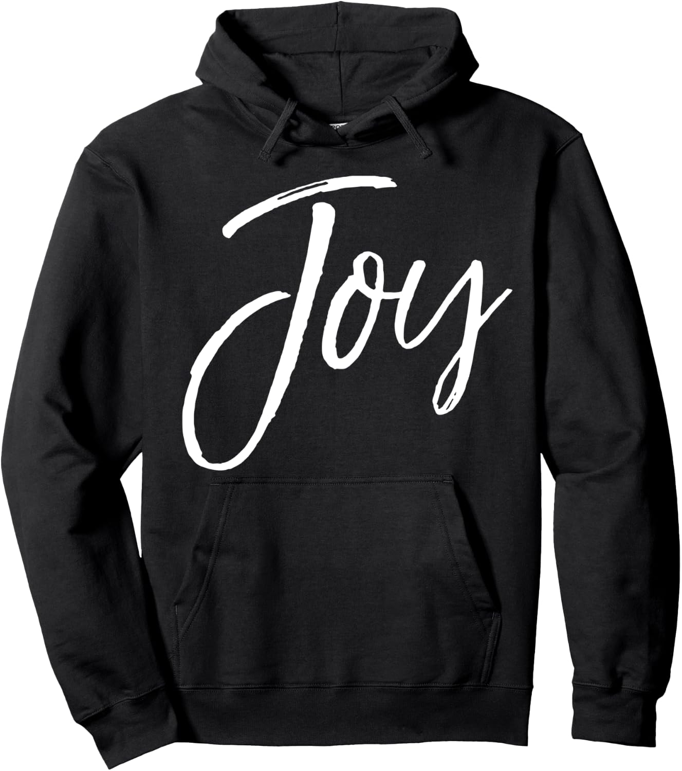 Joy Quote Happy Gift Cute Happiness Saying Joy Hoodie - Hoodie | Black