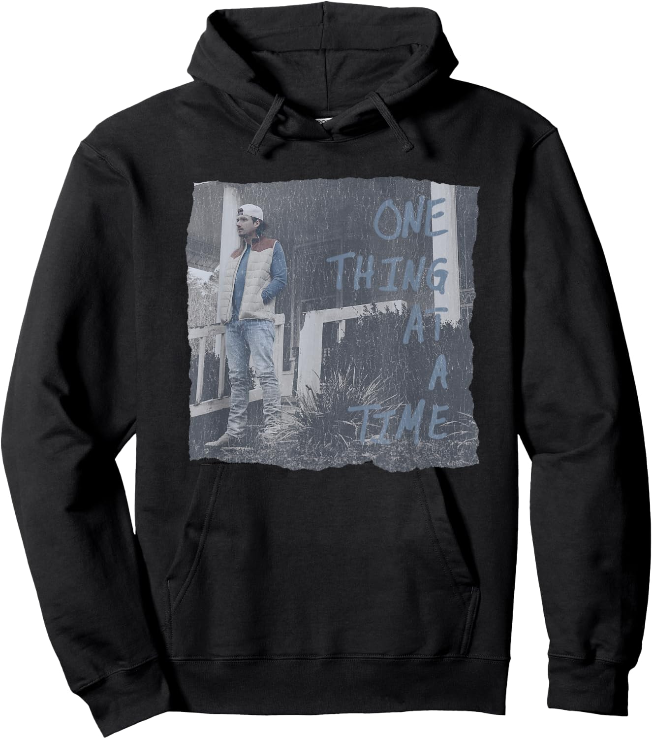 Official Morgan Wallen One Thing Photo Hoodie - Hoodie | Black