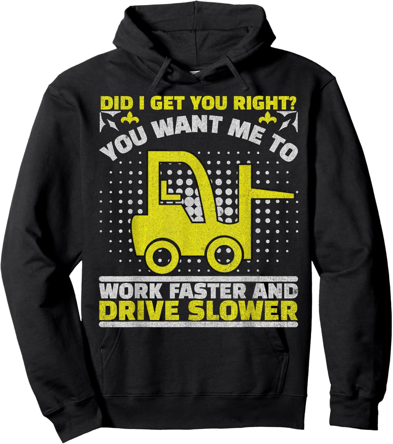 Forklift Operator Jobs & Certified Forklift Driver Hoodie - Hoodie | Black
