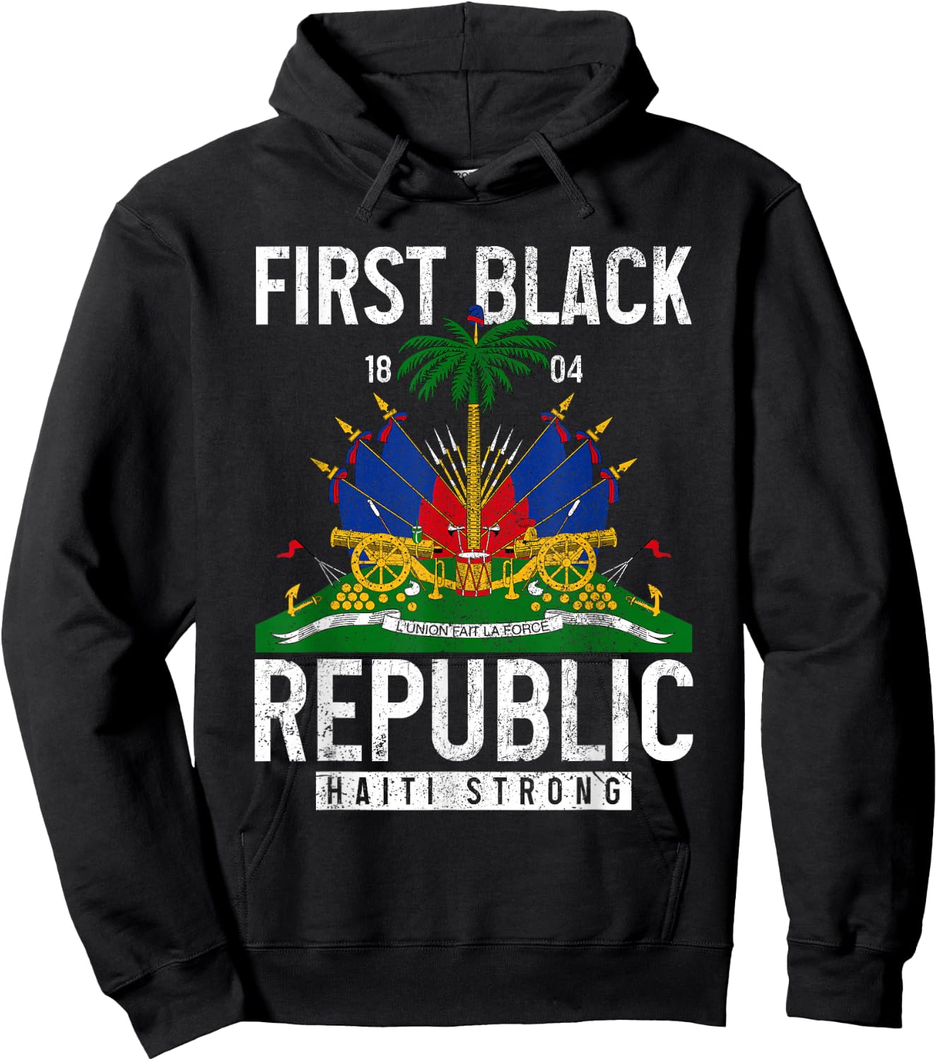 Haitian Flag Prize Hoodie - Hoodie | Black