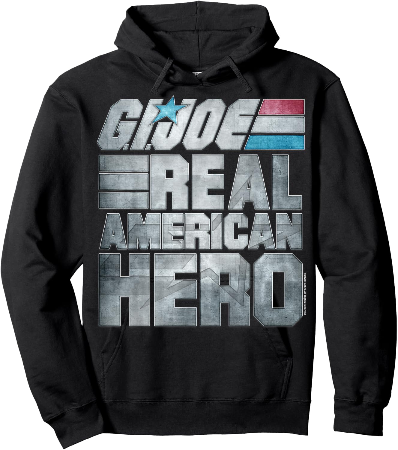 G.I. Joe Real American Hero Metallic Block Logo Hoodie - Hoodie | Black