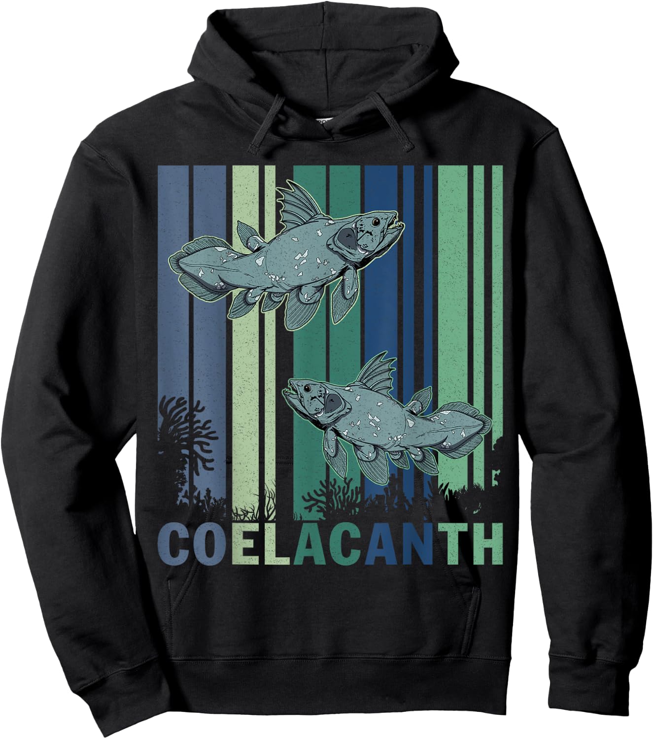 Coelacanth Fish Paleontologist Scientist Animal Care Hoodie - Hoodie | Black
