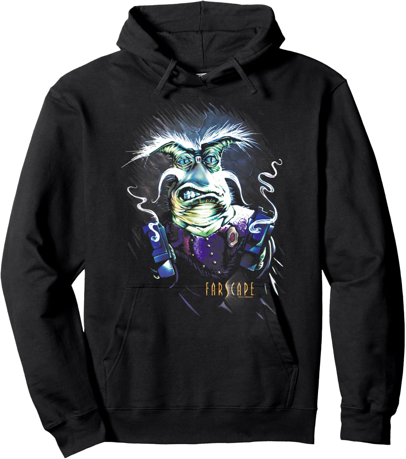 Farscape Rygel Smoking Guns Hoodie - Hoodie | Black
