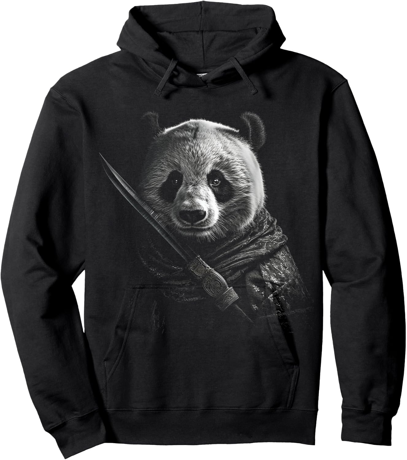 Panda Artwork - Martial Arts Animal Panda Hoodie - Hoodie | Black