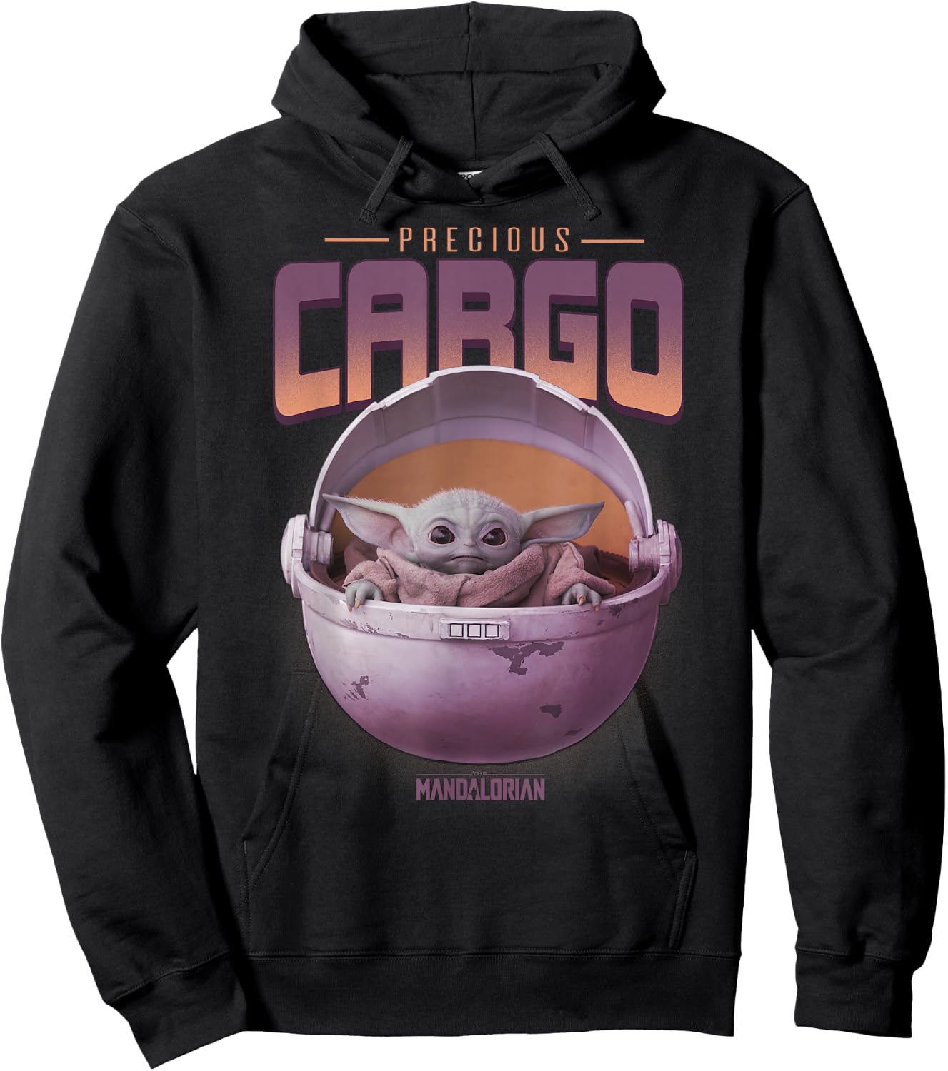 Star Wars The Mandalorian The Child Precious Cargo Purple Hoodie - Hoodie | Black