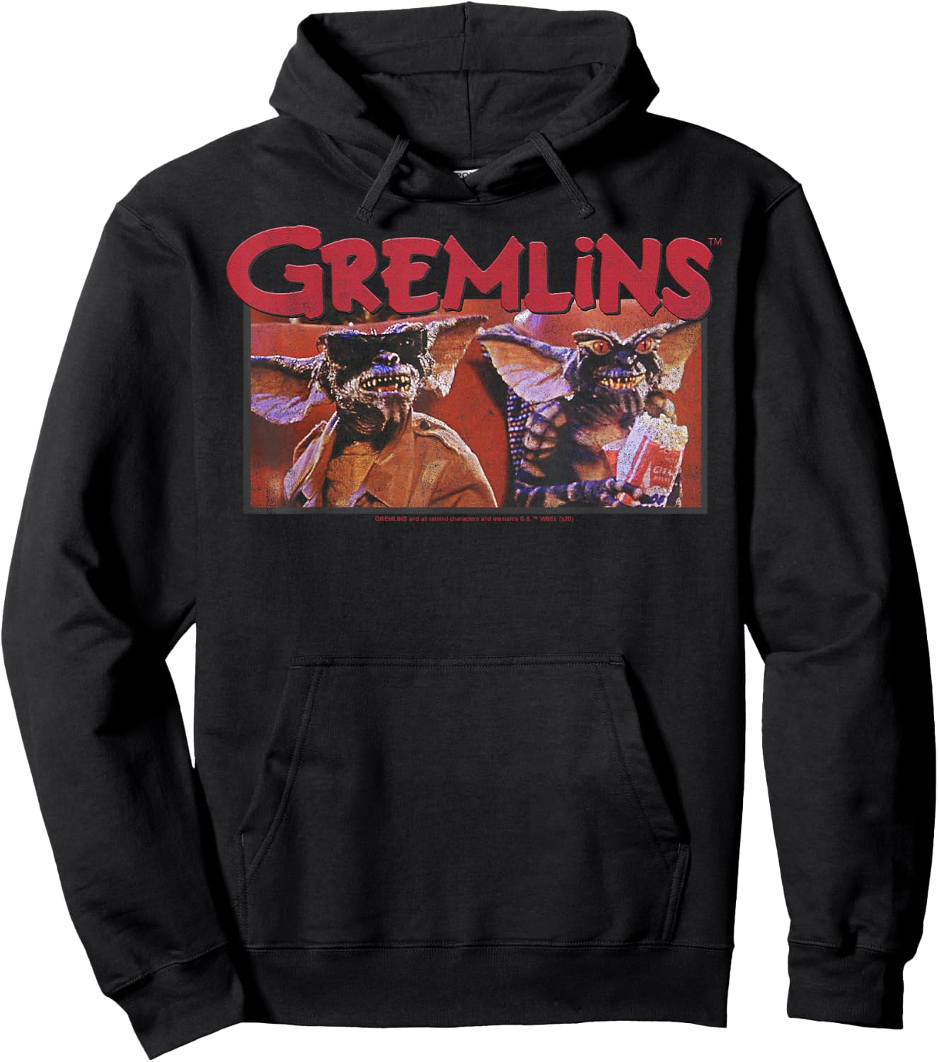Gremlins at The Movies Portrait Hoodie - Hoodie | Black