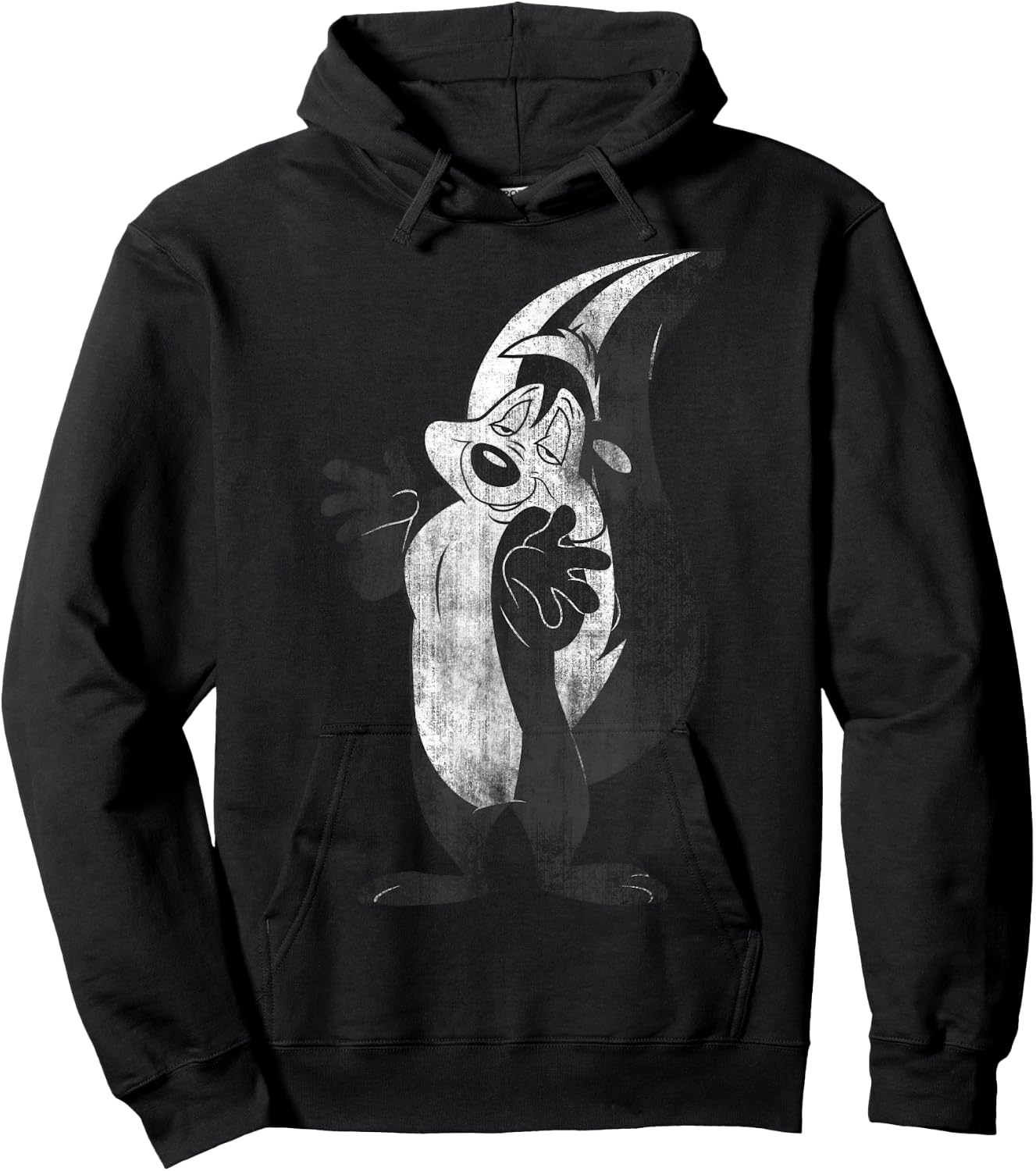Looney Tunes Pepe Le Pew Retro Portrait Hoodie - Hoodie | Black