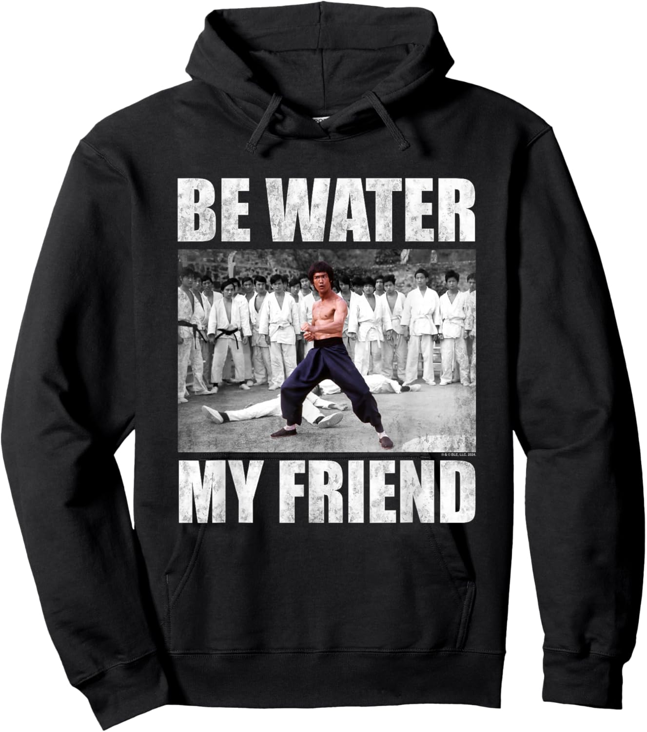 Bruce Lee Be Water My Friend Enter The Dragon Scene Hoodie - Hoodie | Black