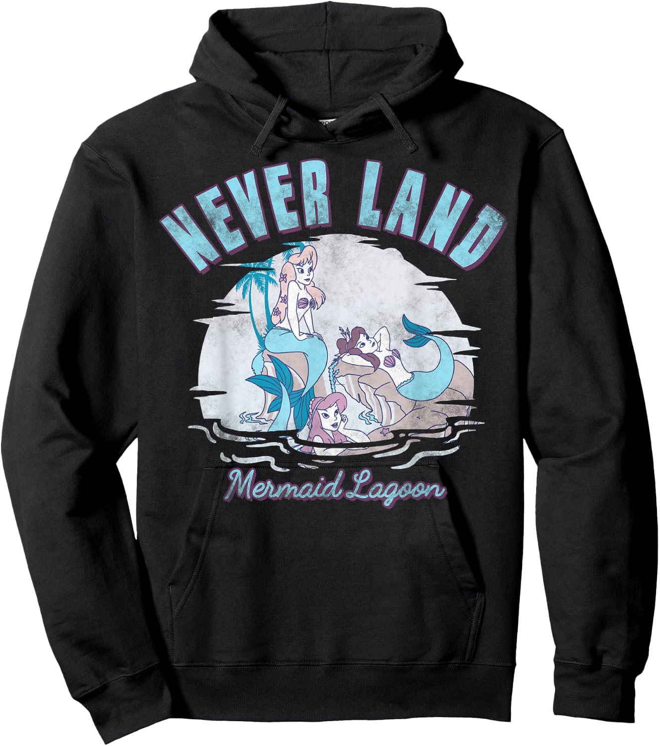 Disney Peter Pan Never Land Mermaid Lagoon Hoodie - Hoodie | Black