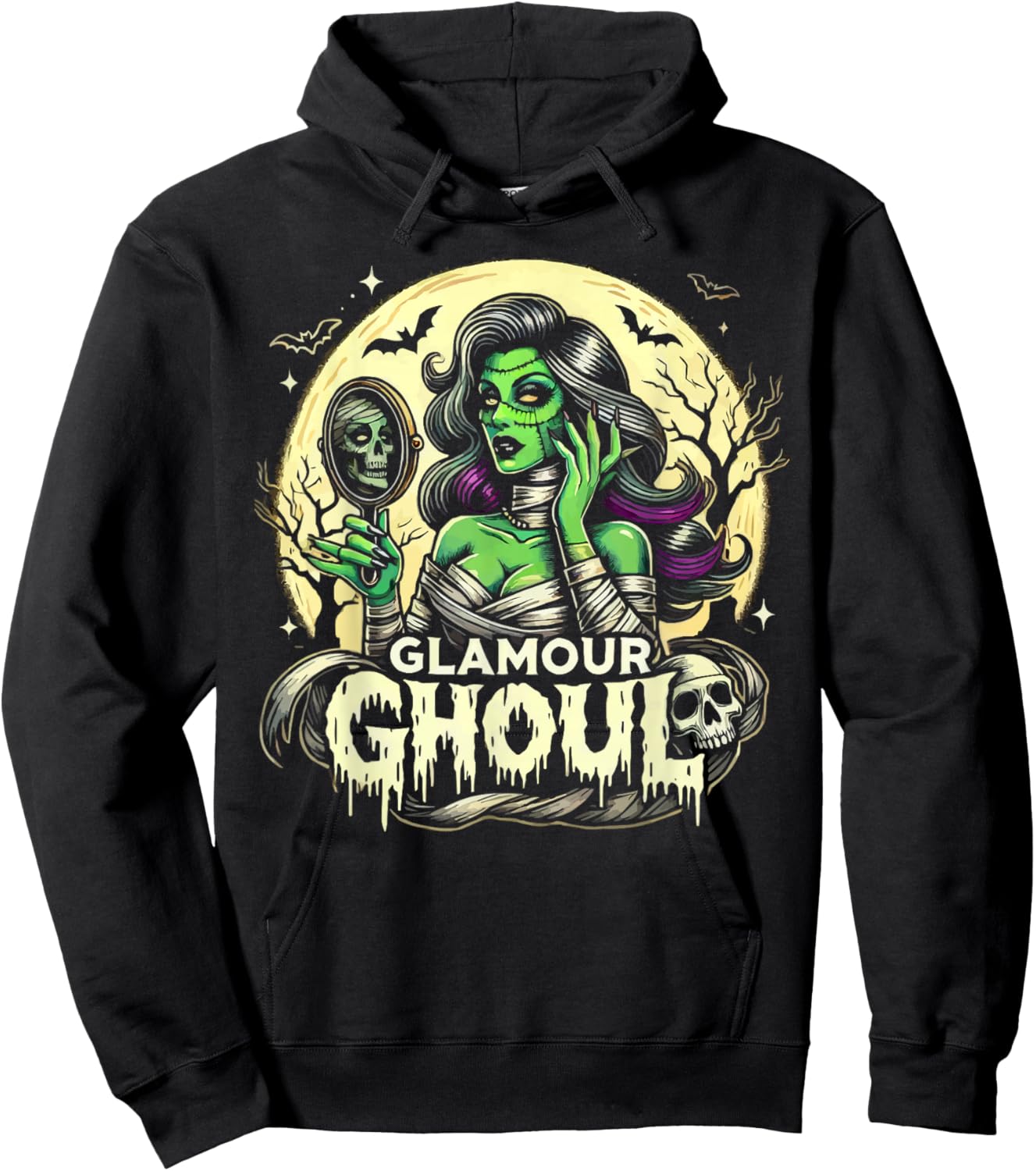 Halloween Ghoul Lover Spooky Ghost Scary Trick Or Treat Hoodie - Hoodie | Black