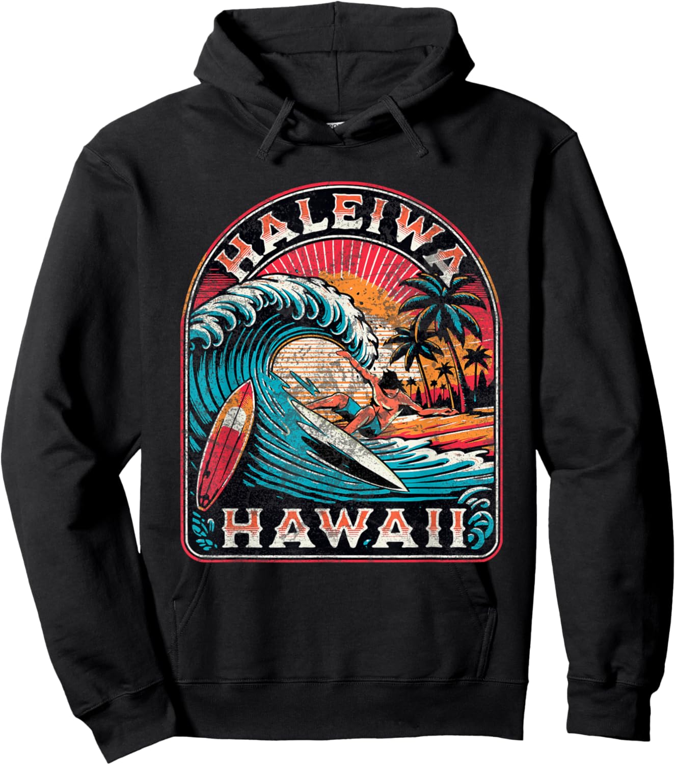 Haleiwa Hoodie - Hoodie | Black