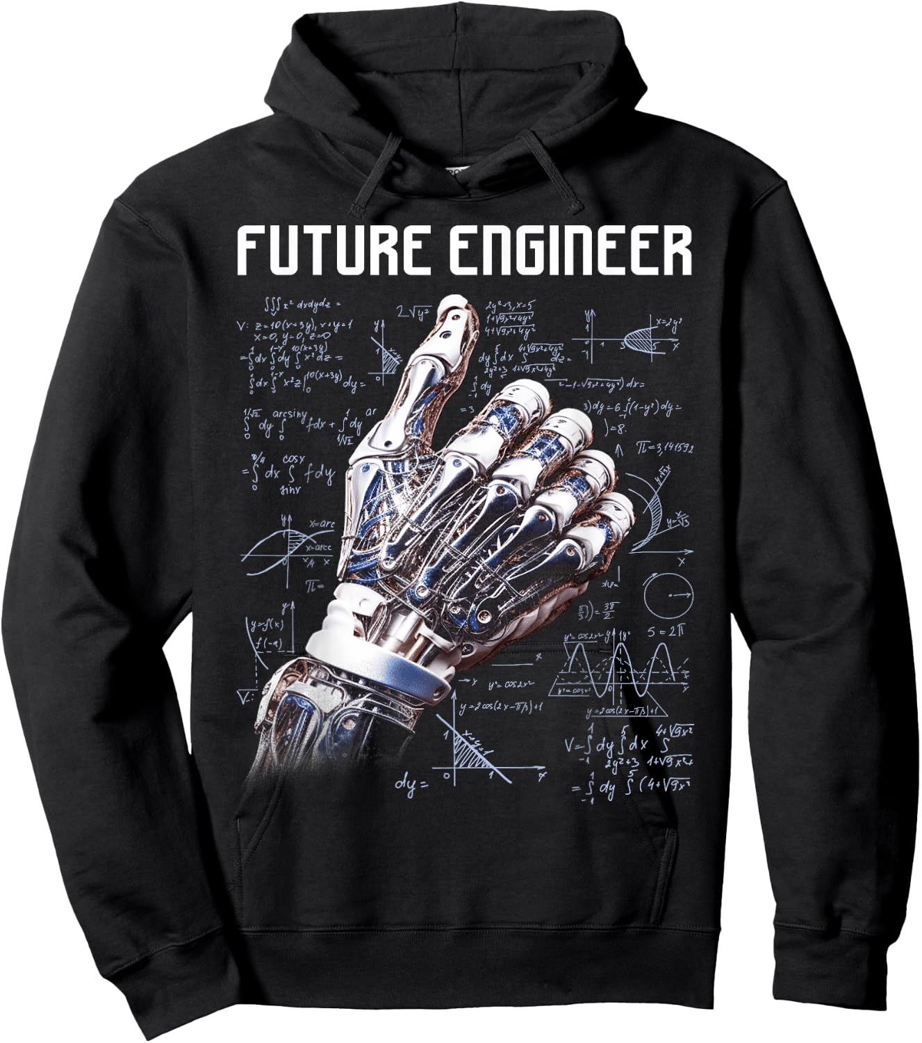 Future Engineer Costume Robot Robotics Adults & Kids Hoodie - Hoodie | Black