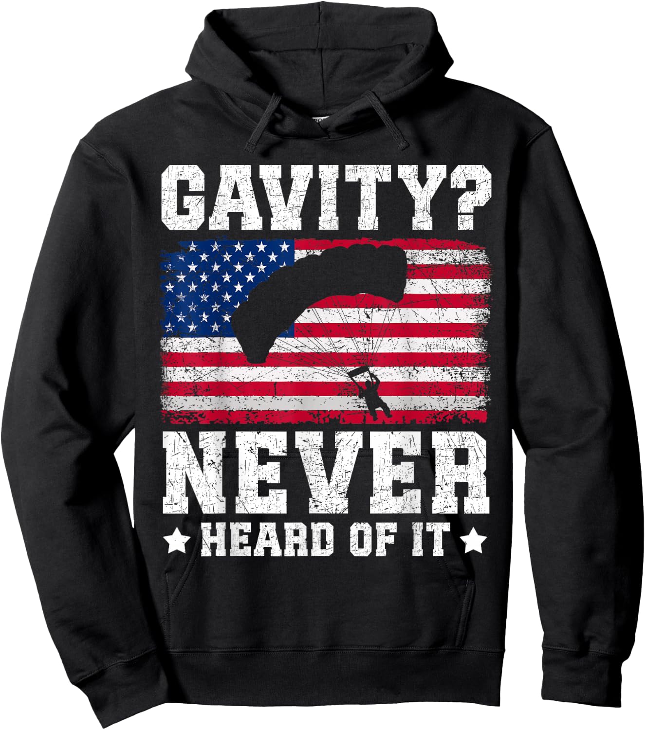 Paratrooper Pride for 82nd Airborne Veterans Hoodie - Hoodie | Black