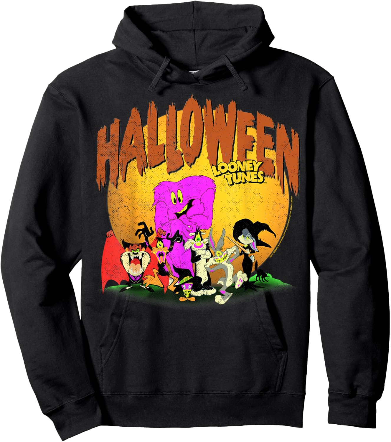 Looney Tunes Halloween Night Group Shot Hoodie - Hoodie | Black