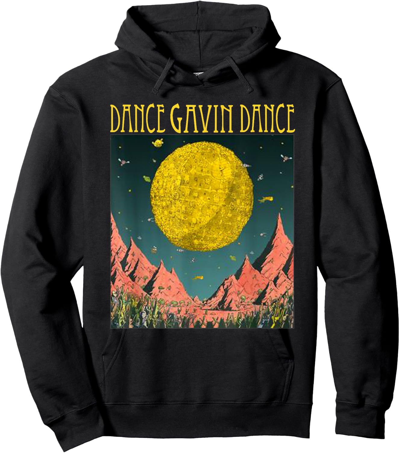 Dance Gavin Dance Mothership graphic - Dance Gavin Dance Hoodie - Hoodie | Black