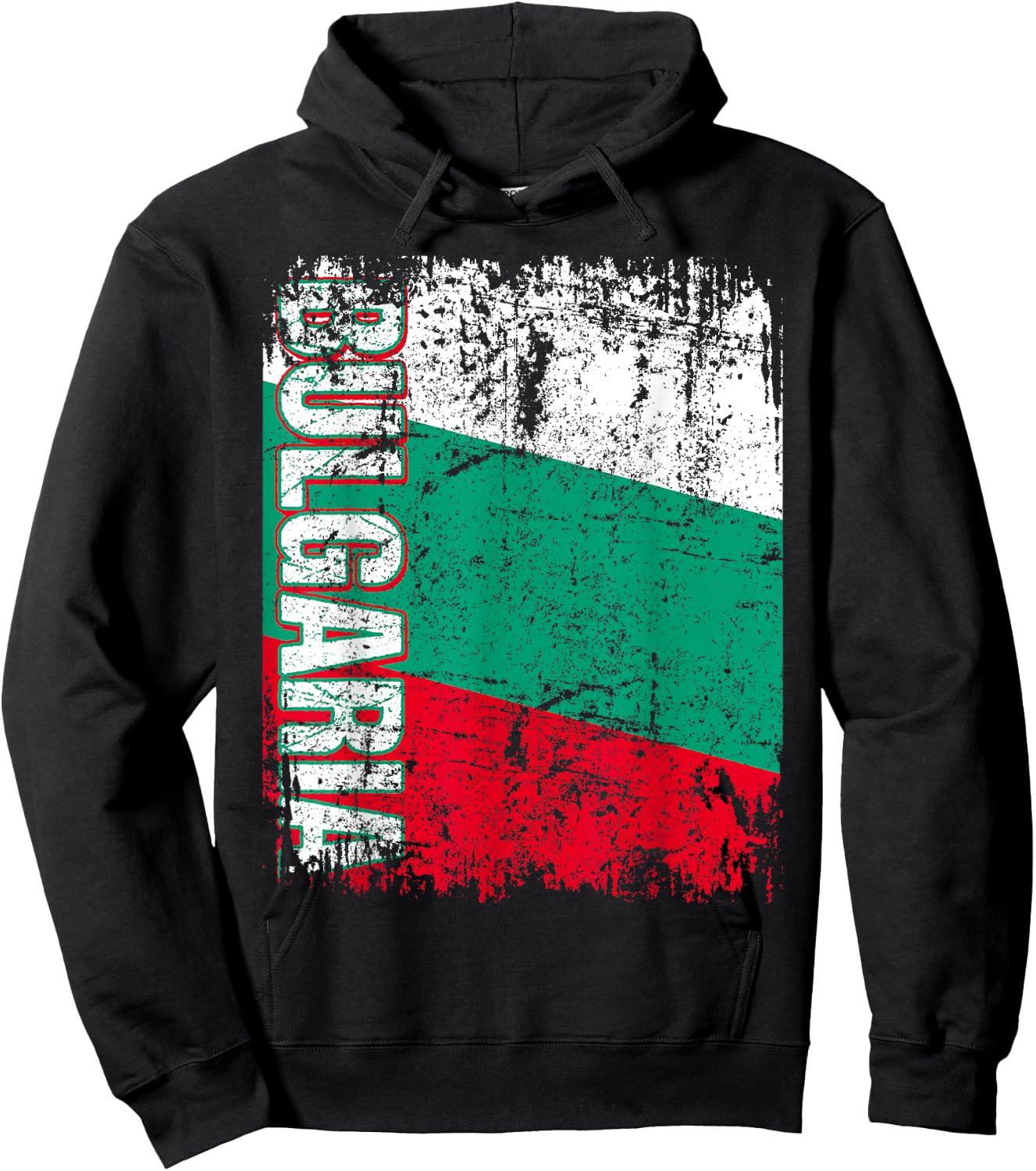 BULGARIA Flag Vintage Distressed BULGARIA Hoodie - Hoodie | Black