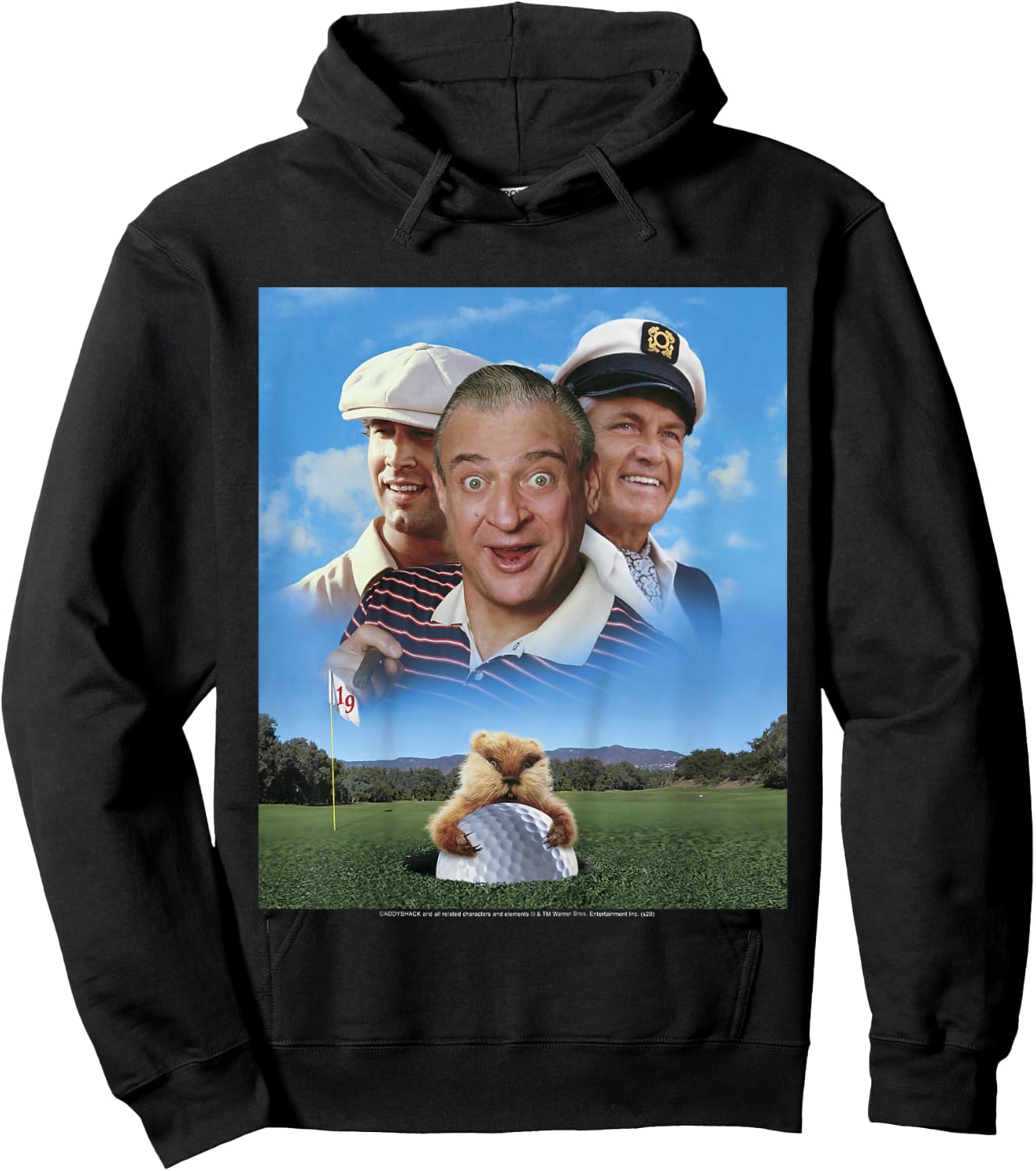 Kids Caddyshack Group Shot Poster Hoodie - Hoodie | Black