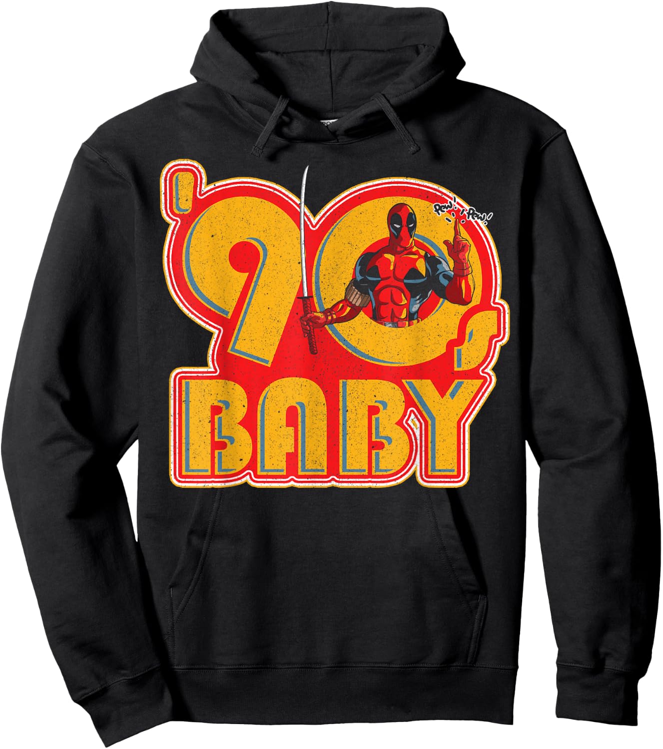 Marvel Deadpool 30th '90s Baby Hoodie - Hoodie | Black
