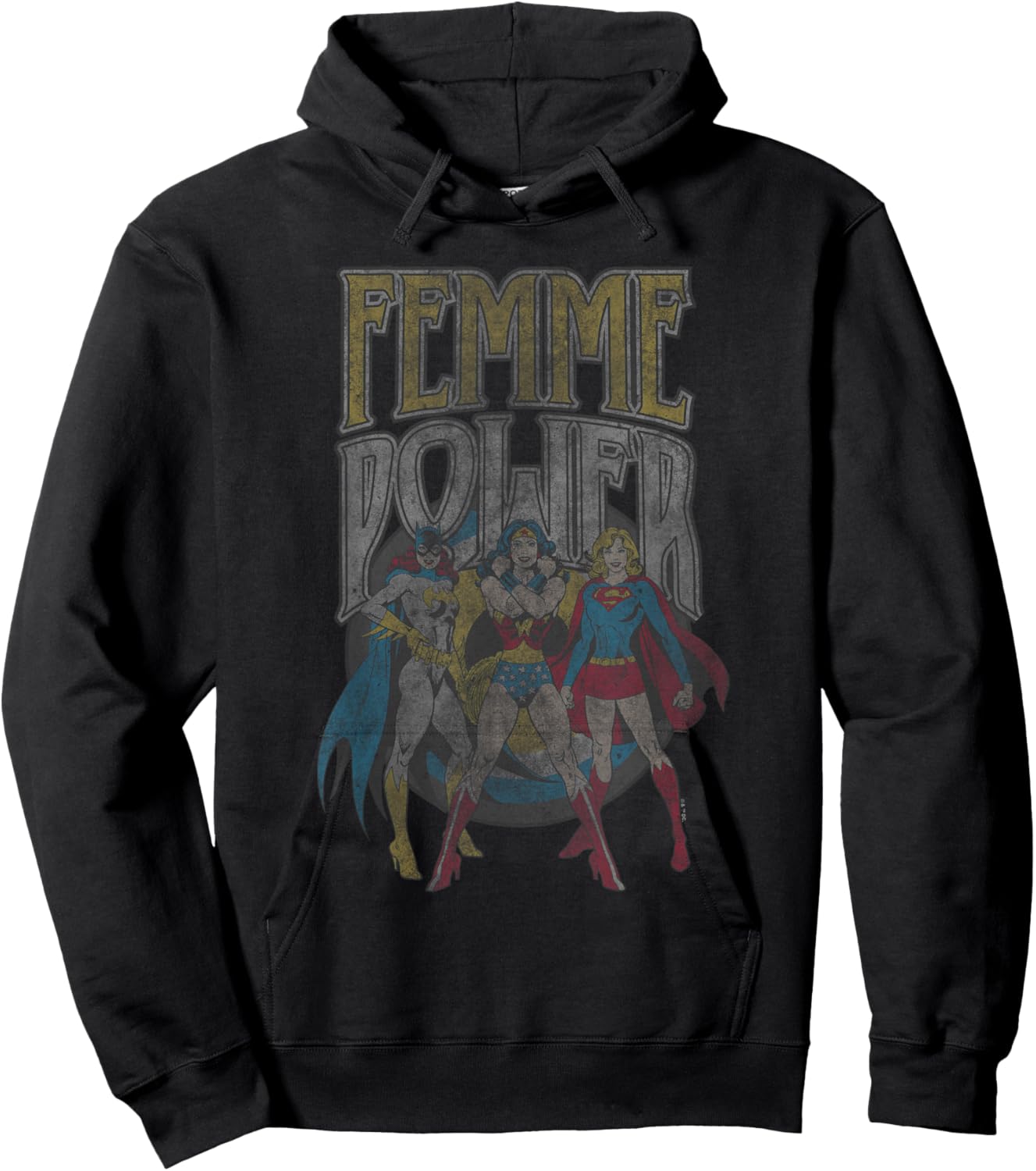 Wonder Woman Femme Power Hoodie - Hoodie | Black