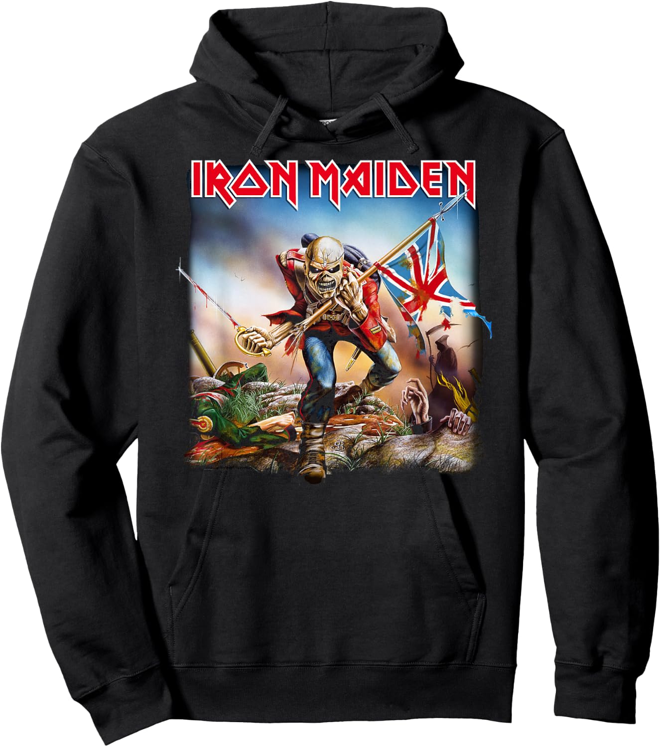 Iron Maiden - The Trooper Hoodie - Hoodie | Black