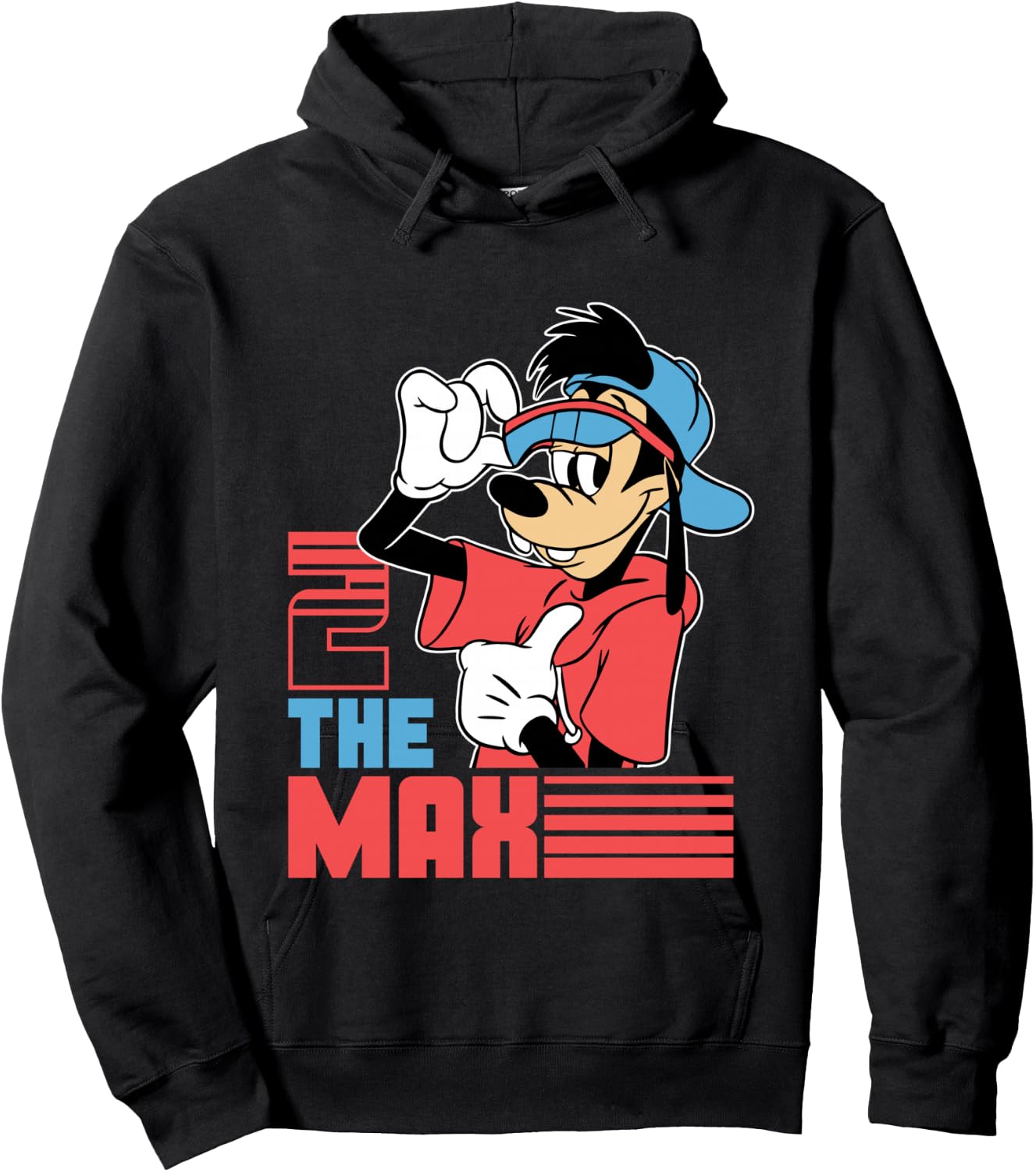 Disney A Goofy Movie 2 the Max 90s Hoodie - Hoodie | Black
