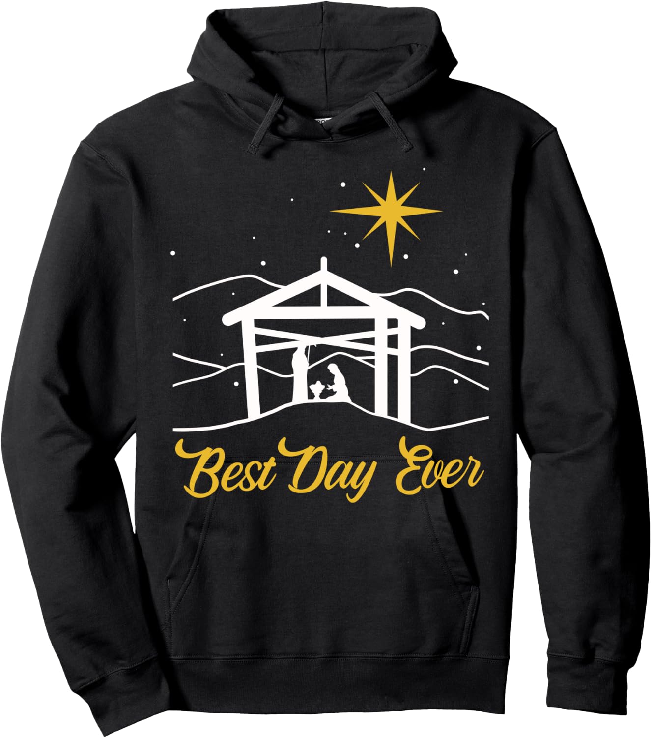 True Story Christmas Jesus Nativity gift, Christian gift Hoodie - Hoodie | Black