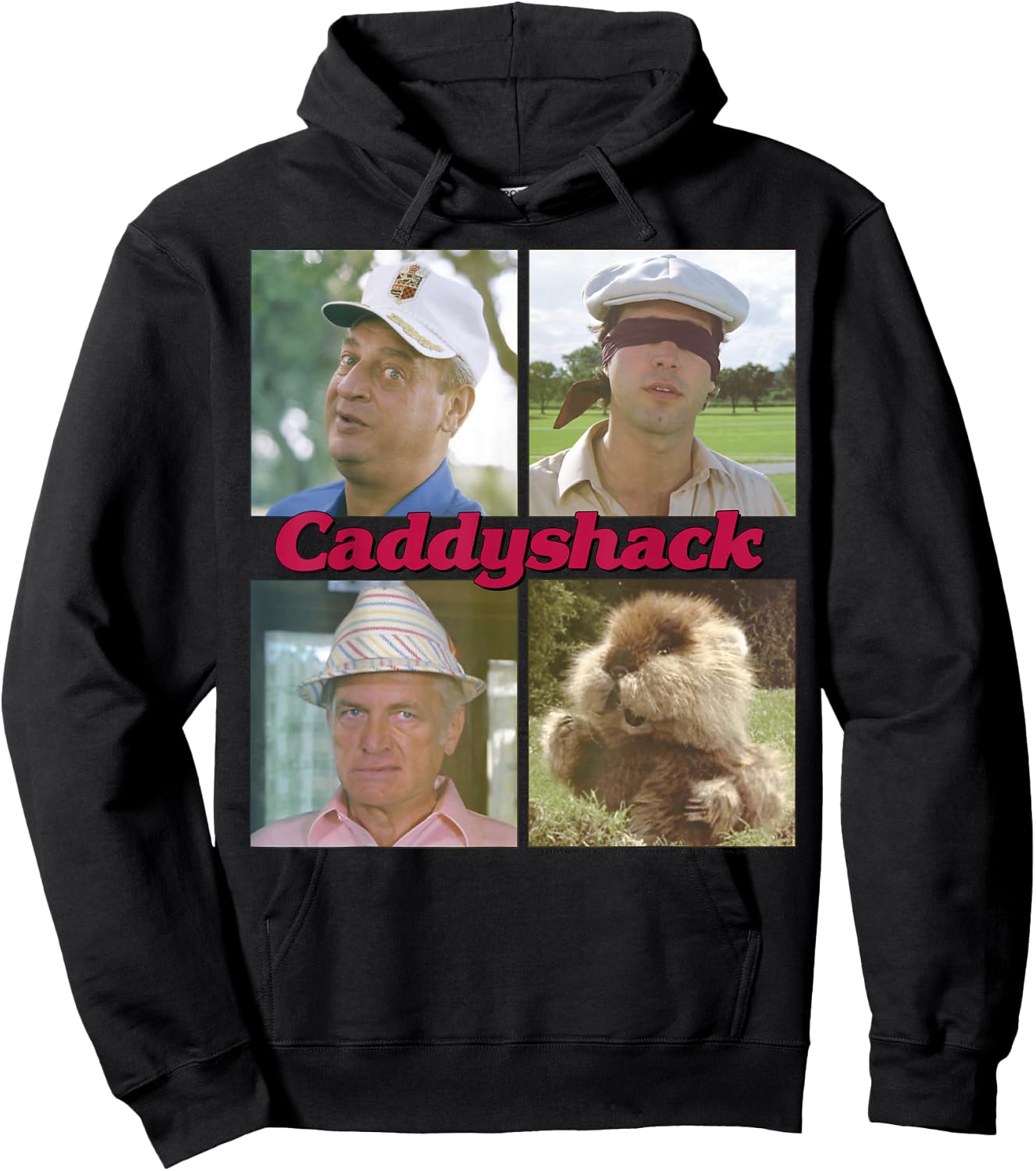 Caddyshack Portrait Box Up Hoodie - Hoodie | Black