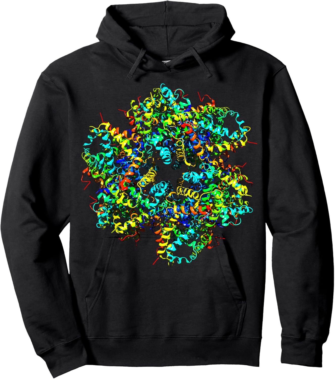 Crystallography Structural Biologist Hemoglobin Molecules Hoodie - Hoodie | Black