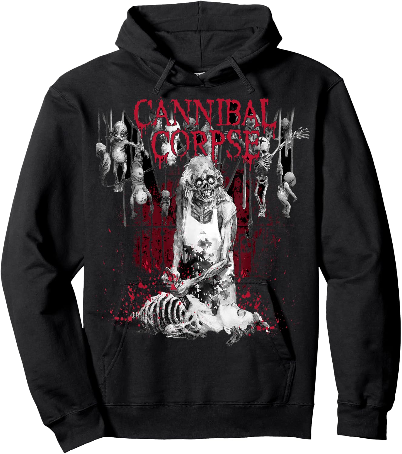 Cannibal Corpse - Butcher - Official Merchandise Short Sleeve Hoodie - Hoodie | Black