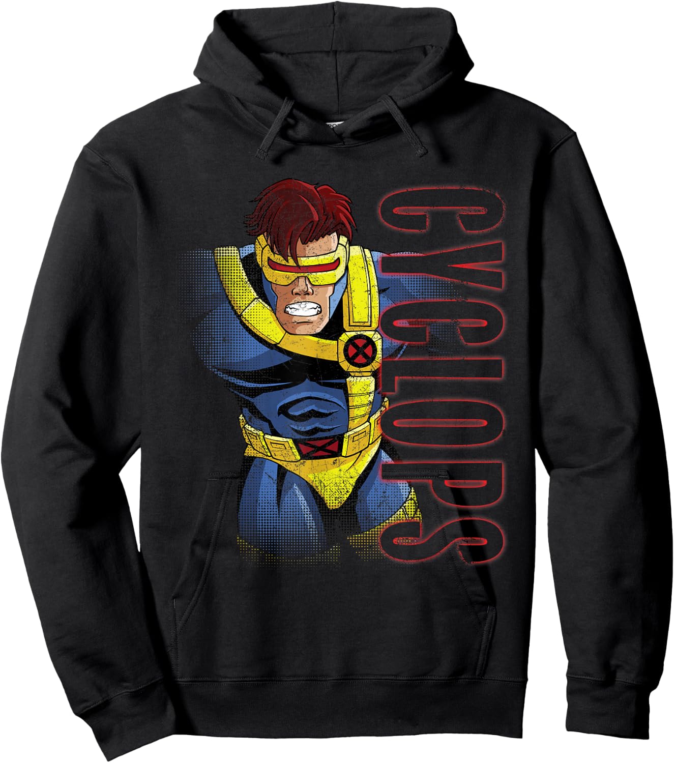 Marvel X-Men Cyclops 90s Hoodie - Hoodie | Black
