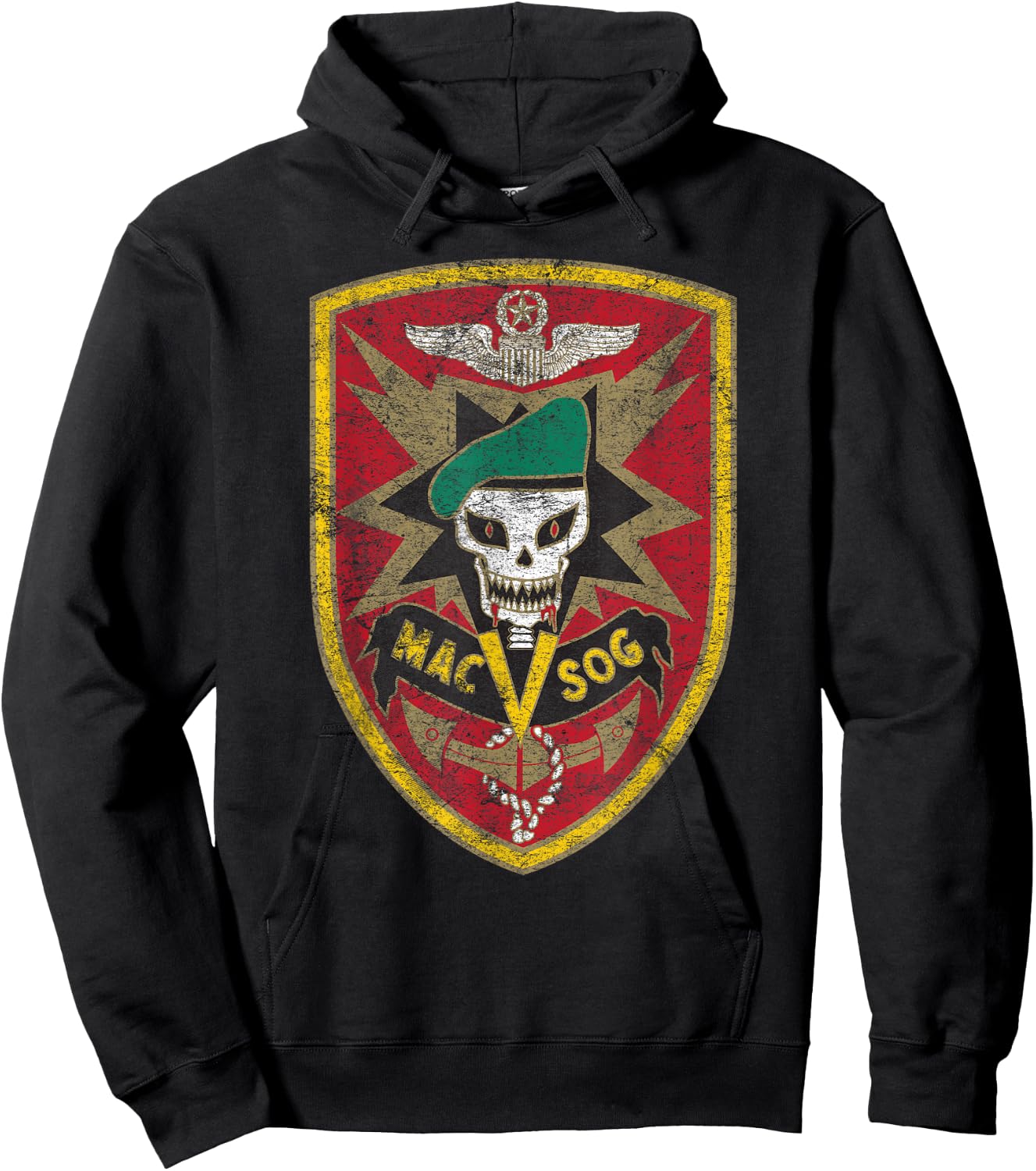 American Marauder: MACV-SOG Insignia Hoodie - Hoodie | Black
