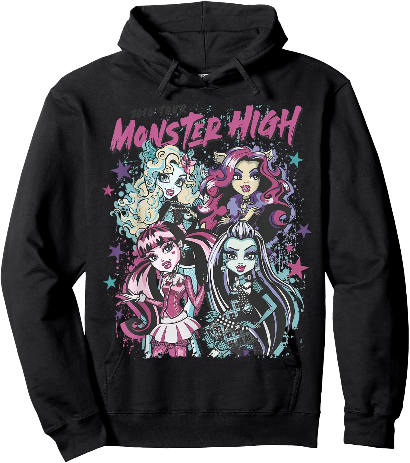 Graduates of Monster High - Draculaura Frankie Lagoona Clawdeen Hoodie - Hoodie | Black