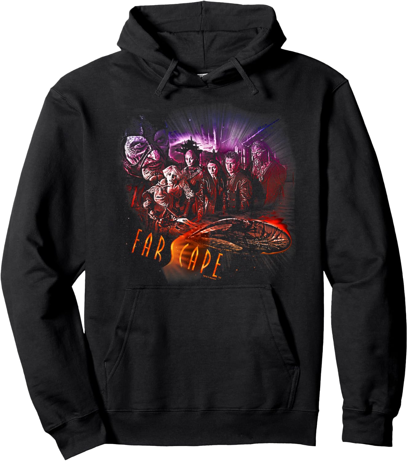 Farscape Graphic Collage Hoodie - Hoodie | Black