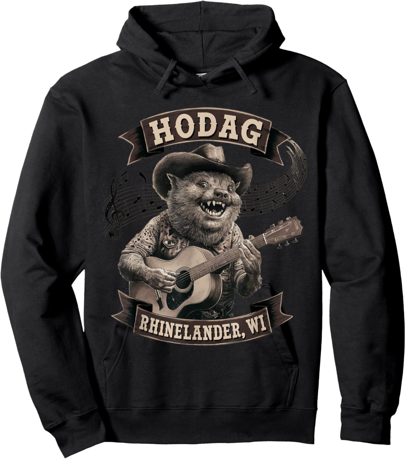 Hodag Rhinelander, WI Country Fest Creature Hoodie - Hoodie | Black