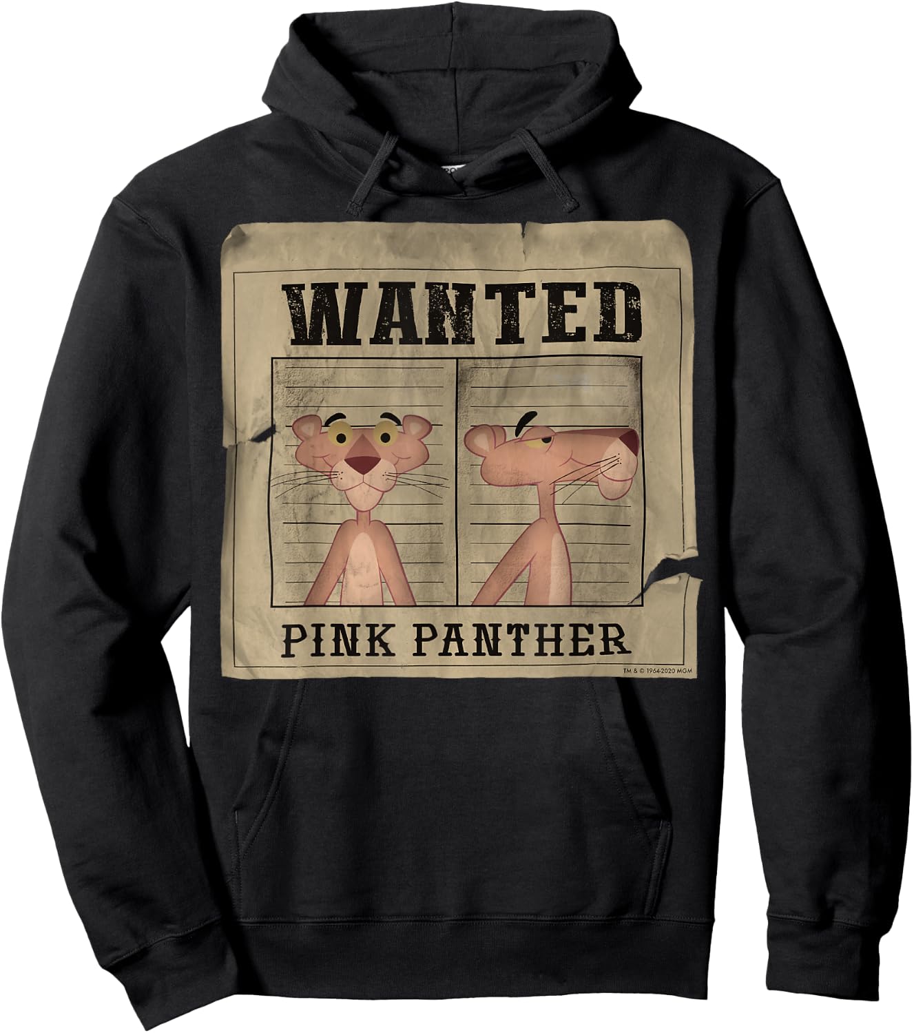 The Pink Panther Wanted Poster Small Hoodie - Hoodie | Black