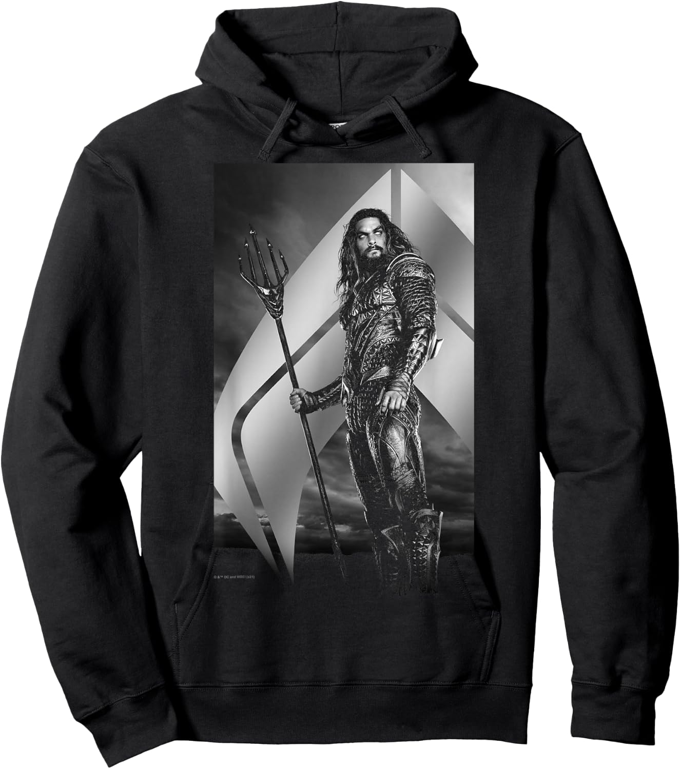 DC Comics Justice League Snyder Cut Aquaman Poster Hoodie - Hoodie | Black