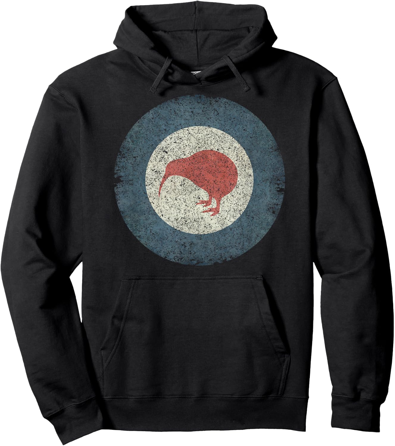 Air force Roundel of New Zealand distressed Hoodie - Hoodie | Black