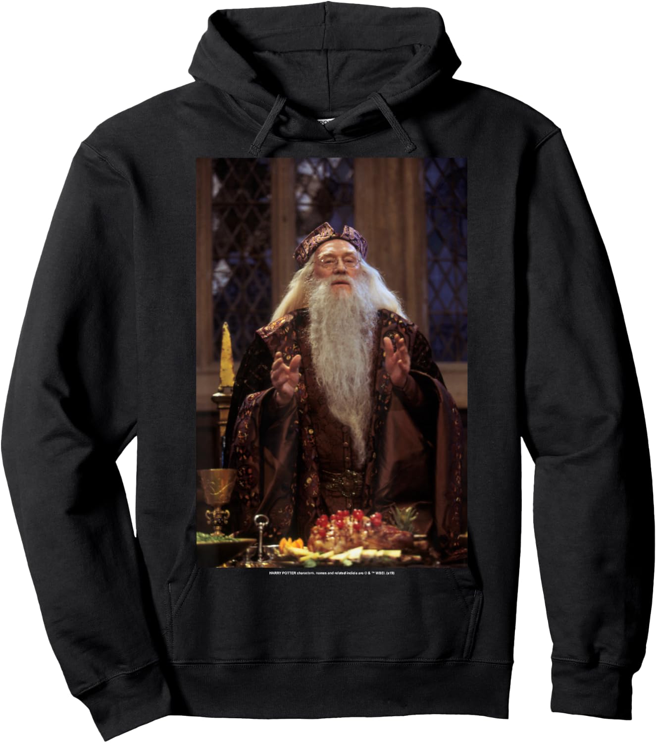 Harry Potter Professor Dumbledore Poster Hoodie - Hoodie | Black