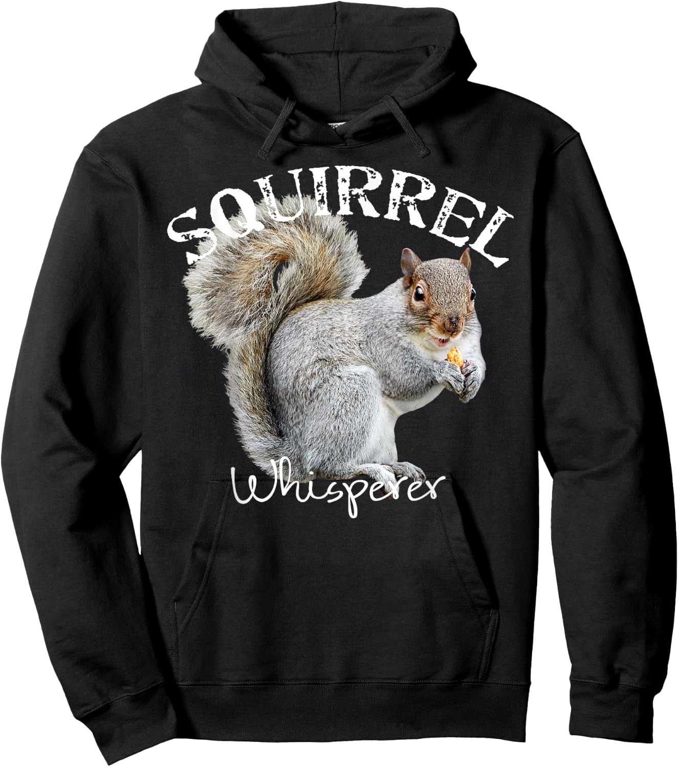 Squirrel Whisperer Shirt I Love Squirrels Funny Squirrel Hoodie - Hoodie | Black